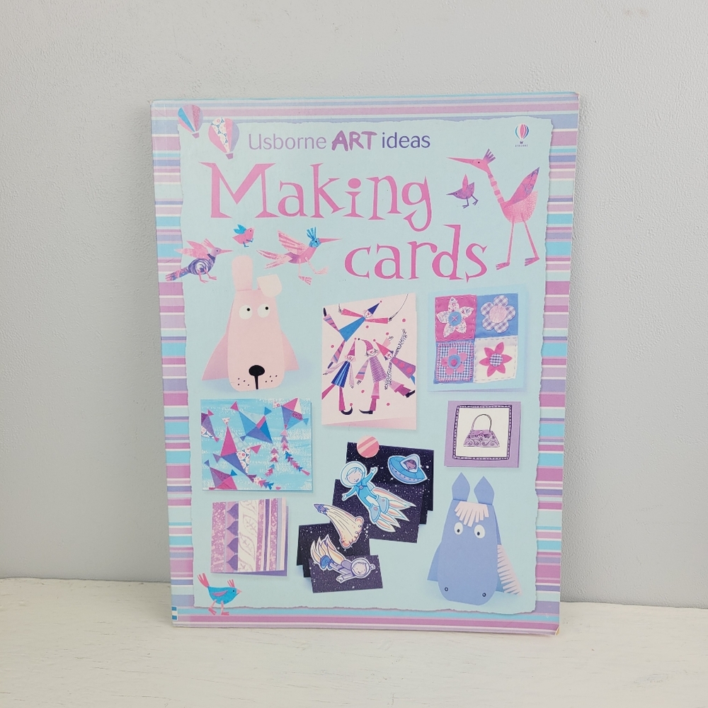 3/$20 Usborne Art Ideas Making Cards Book